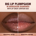 Model image of Charlotte Tilbury Pillow Talk Big Lip Plumpgasm variant: Nudegasm Diamonds