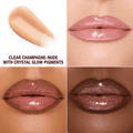 Model image of Charlotte Tilbury Pillow Talk Big Lip Plumpgasm variant: Nudegasm Diamonds