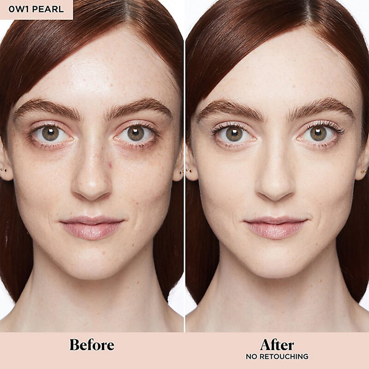 Before and after results of using   variant: Pearl