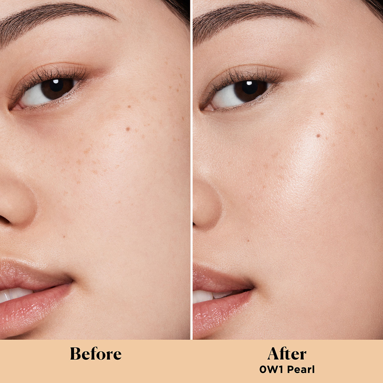 Before and after results of using Laura Mercier Tinted Moisturizer Light Revealer Natural Skin Illuminator Broad Spectrum SPF 25 variant: Pearl