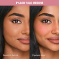 Before and after results of using   variant: Pillow Talk Medium