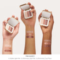 Swatch image of Jane Iredale PurePressed Eye Shadow Triple variant: Pink Quartz