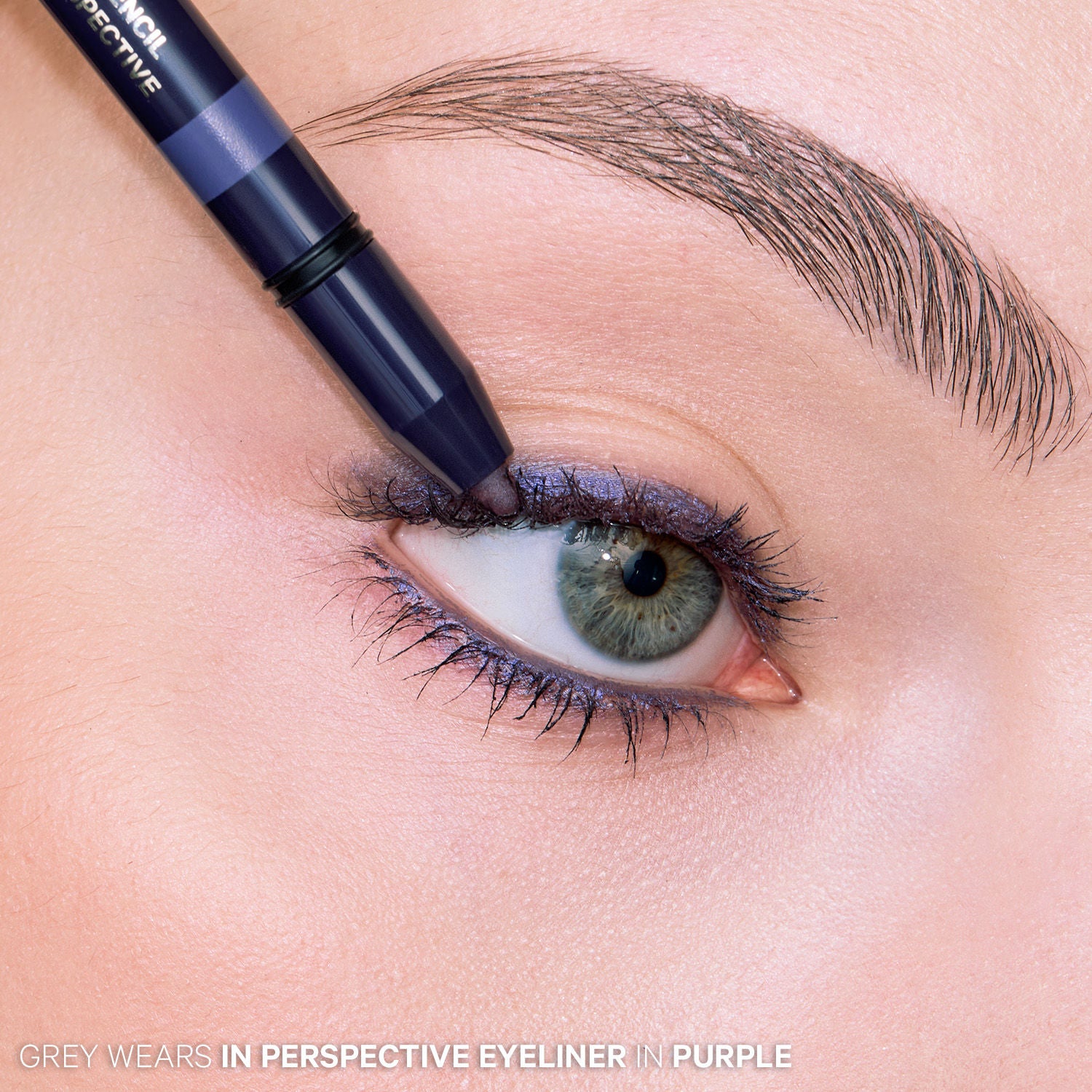 Model image of Kevyn Aucoin In Perspective Eyeliner Pencil variant: Purple