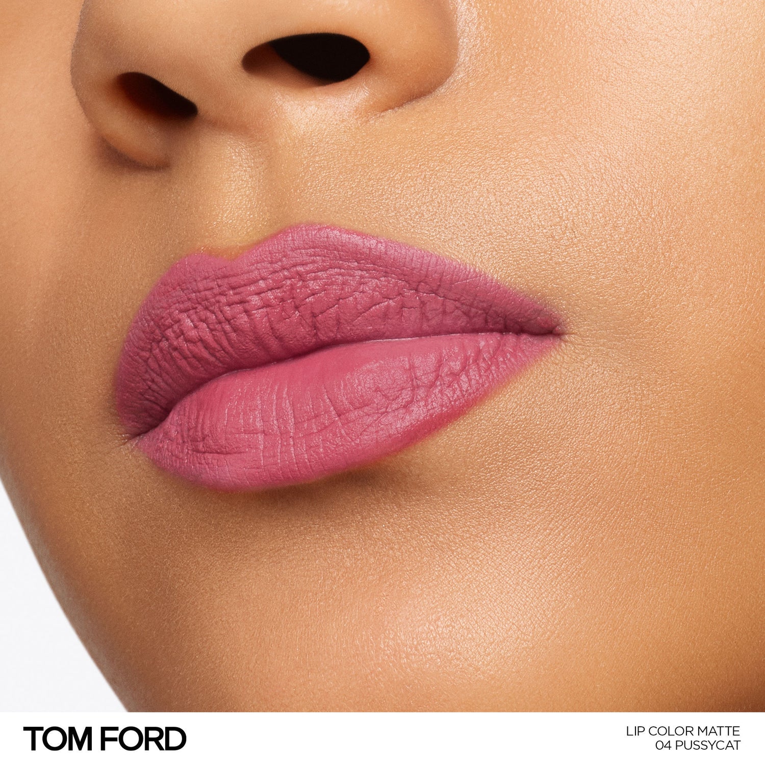 Model image of Tom Ford Lip Color Matte Lipstick variant: Pussycat