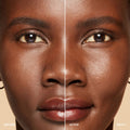 Before and after results of using Bobbi Brown Vitamin Enriched Hydrating Skin Tint SPF 15 with Hyaluronic Acid variant: Rich 3