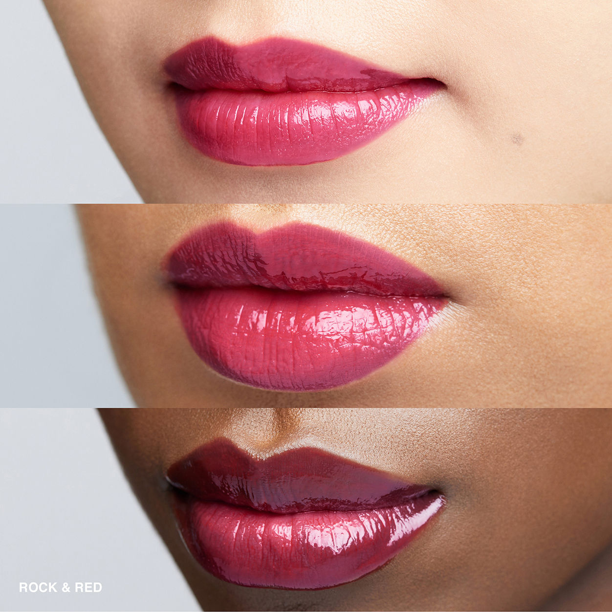 Model image of Bobbi Brown Crushed Oil-Infused Gloss variant: Rock & Red