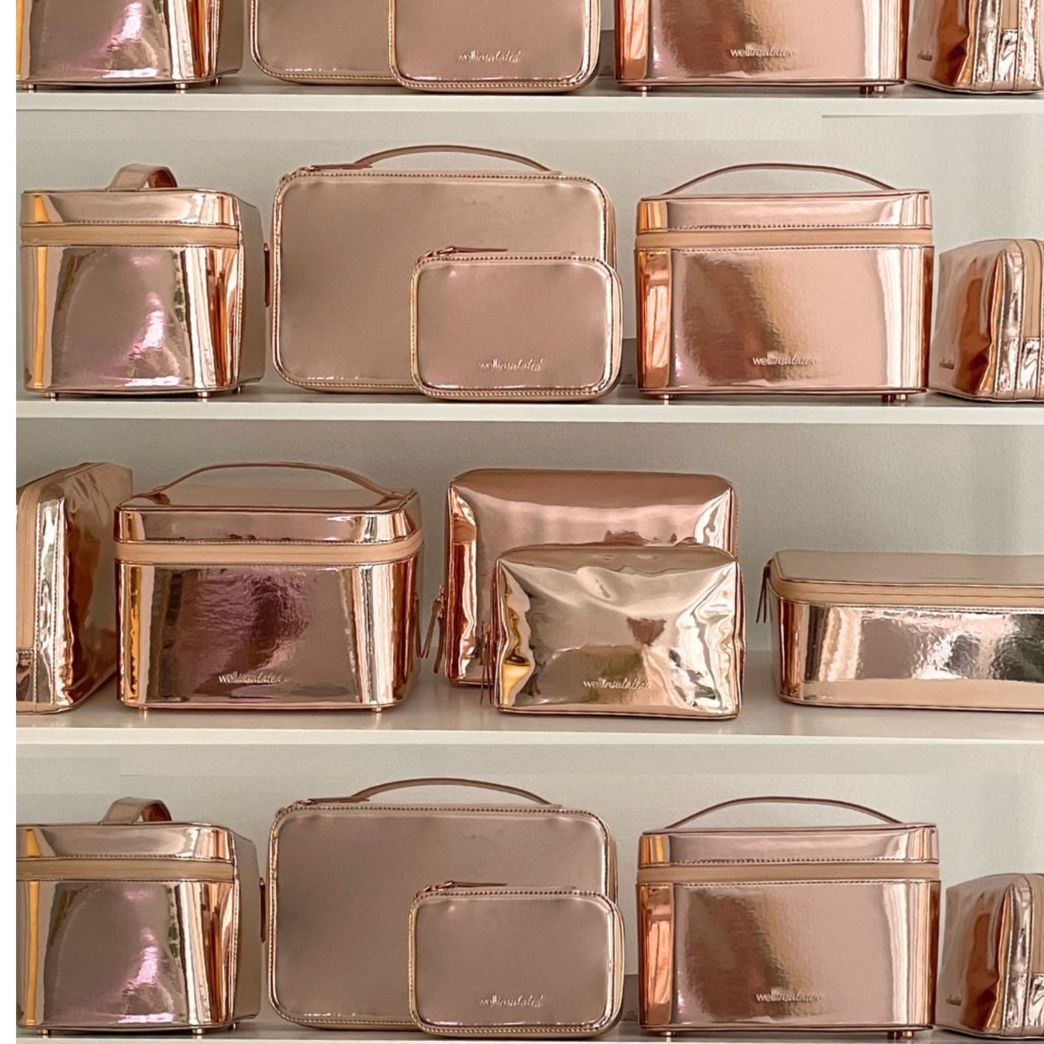 Lifestyle image of Wellinsulated Performance Beauty Case variant: Rose Gold