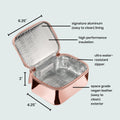 Lifestyle image of Wellinsulated Performance Mini Travel Case variant: Rose Gold