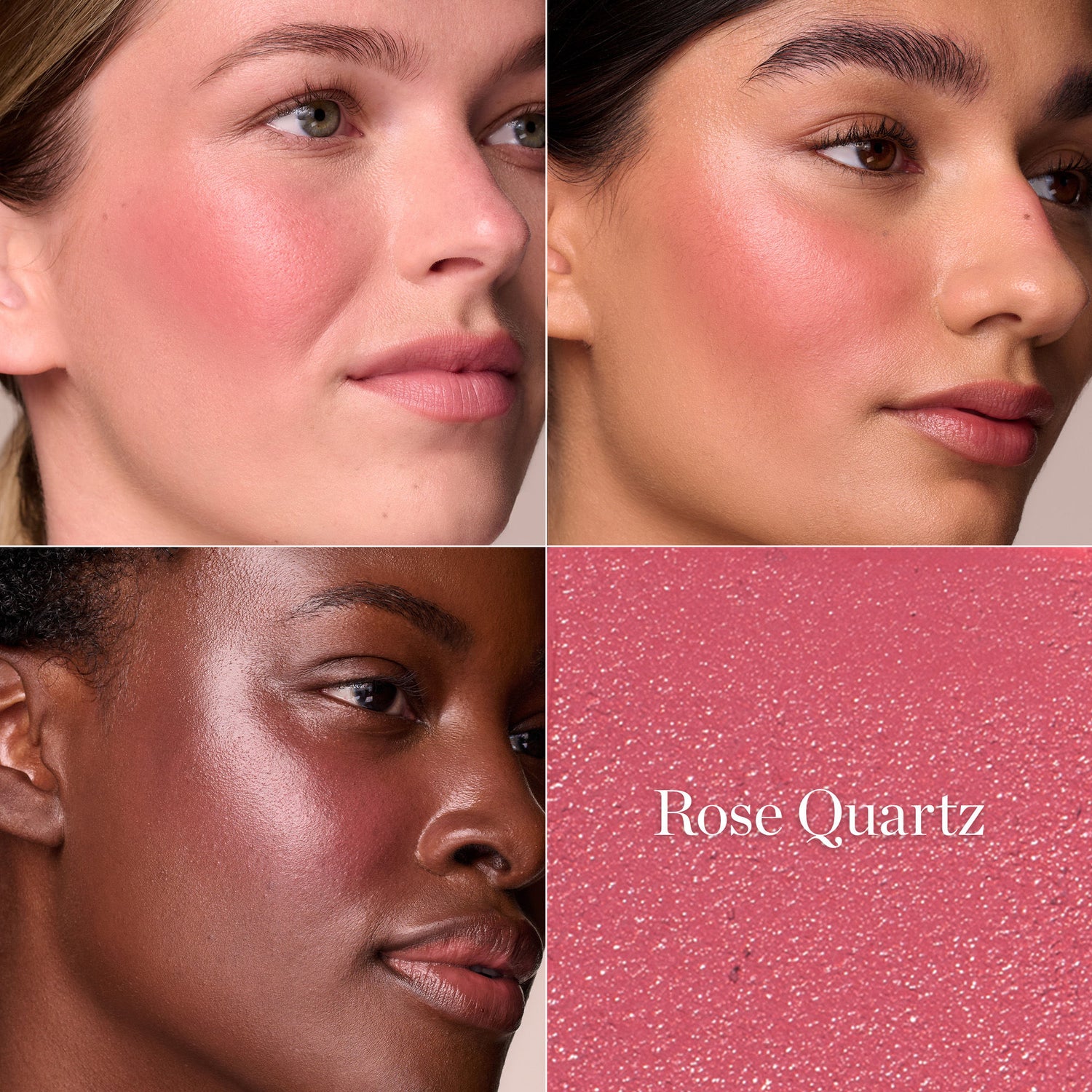 A shade comparison of   variant: Rose Quartz