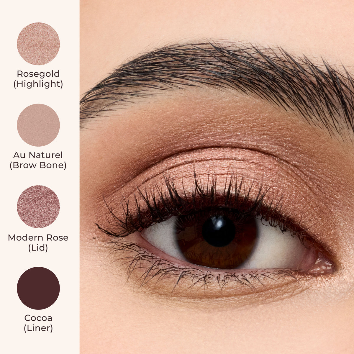 Model image of Laura Mercier Caviar Stick Eyeshadow variant: Rosegold