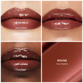 A shade comparison of Hourglass Phantom Volumizing Glossy Balm variant: Rouse 180