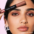 Model image of Bobbi Brown Dual-Ended Long-Wear Cream Shadow Stick variant: Rusted Pink/Cinnamon