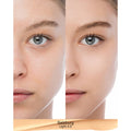 Before and after results of using Nars Natural Radiant Longwear Foundation variant: Salzburg L3.5
