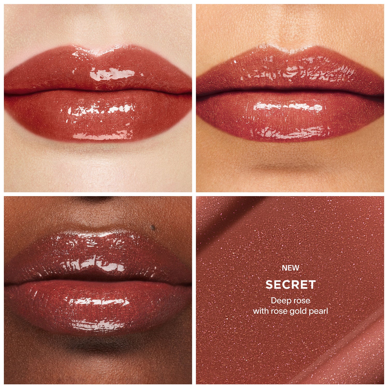 Model image of Hourglass Phantom Volumizing Glossy Balm variant: Secret 85