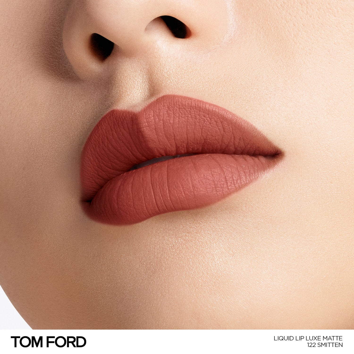 Model image of Tom Ford Liquid Lip Luxe Matte variant: Smitten