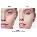 Before and after results of using Hourglass Vanish Airbrush Concealer variant: Stone 1.3