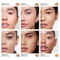 Before and after results of using Hourglass Vanish Airbrush Concealer variant: Suede 6.6