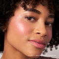 Model image of Jane Iredale ColorLuxe Liquid Blush variant: Sugar Magnolia
