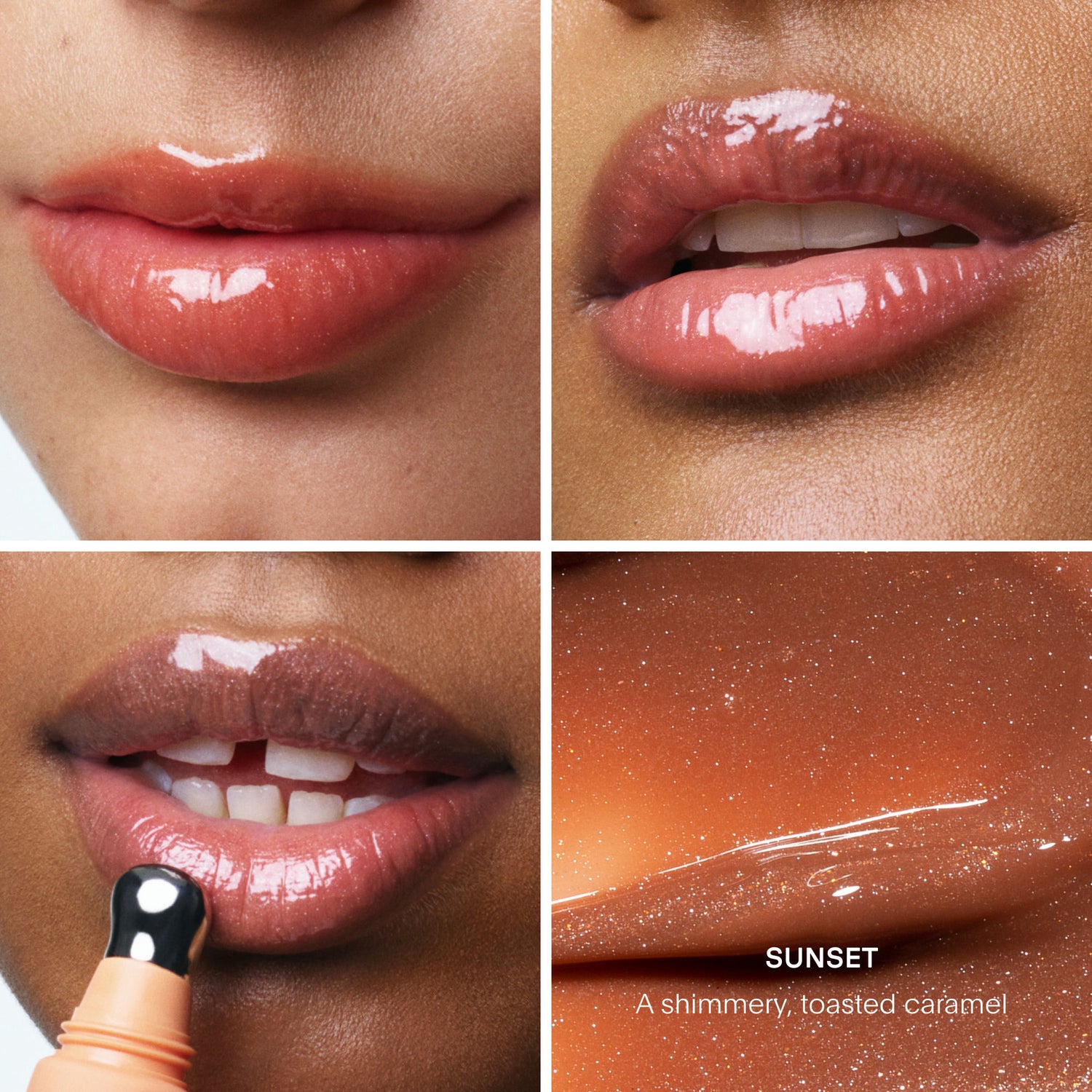 Model image of U Beauty The Plasma Lip Compound Tinted variant: Sunset