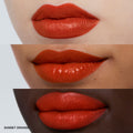 Model image of Bobbi Brown Luxe Lipstick variant: Sunset Orange