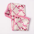 Top-view image of Slip Pure Silk Queen Pillowcase with Lace Trim (Limited Edition) variant: Sweet Cherry