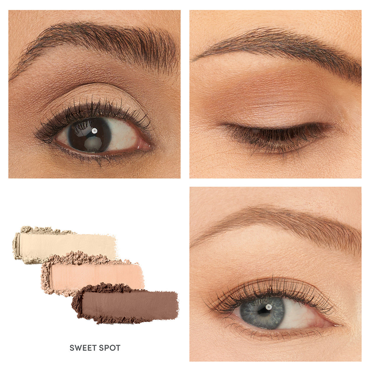 Model image of Jane Iredale PurePressed Eye Shadow Triple variant: Sweet Spot