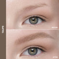 Before and after results of using   variant: Taupe