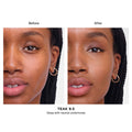 Before and after results of using Hourglass Vanish Airbrush Concealer variant: Teak 9.5