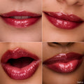 Before and after results of using Ogee Beyond Clean Lip Gloss variant: Thistle