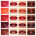 A shade comparison of Hourglass Phantom Volumizing Glossy Balm variant: Thrill