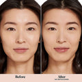 Before and after results of using   variant: Translucent