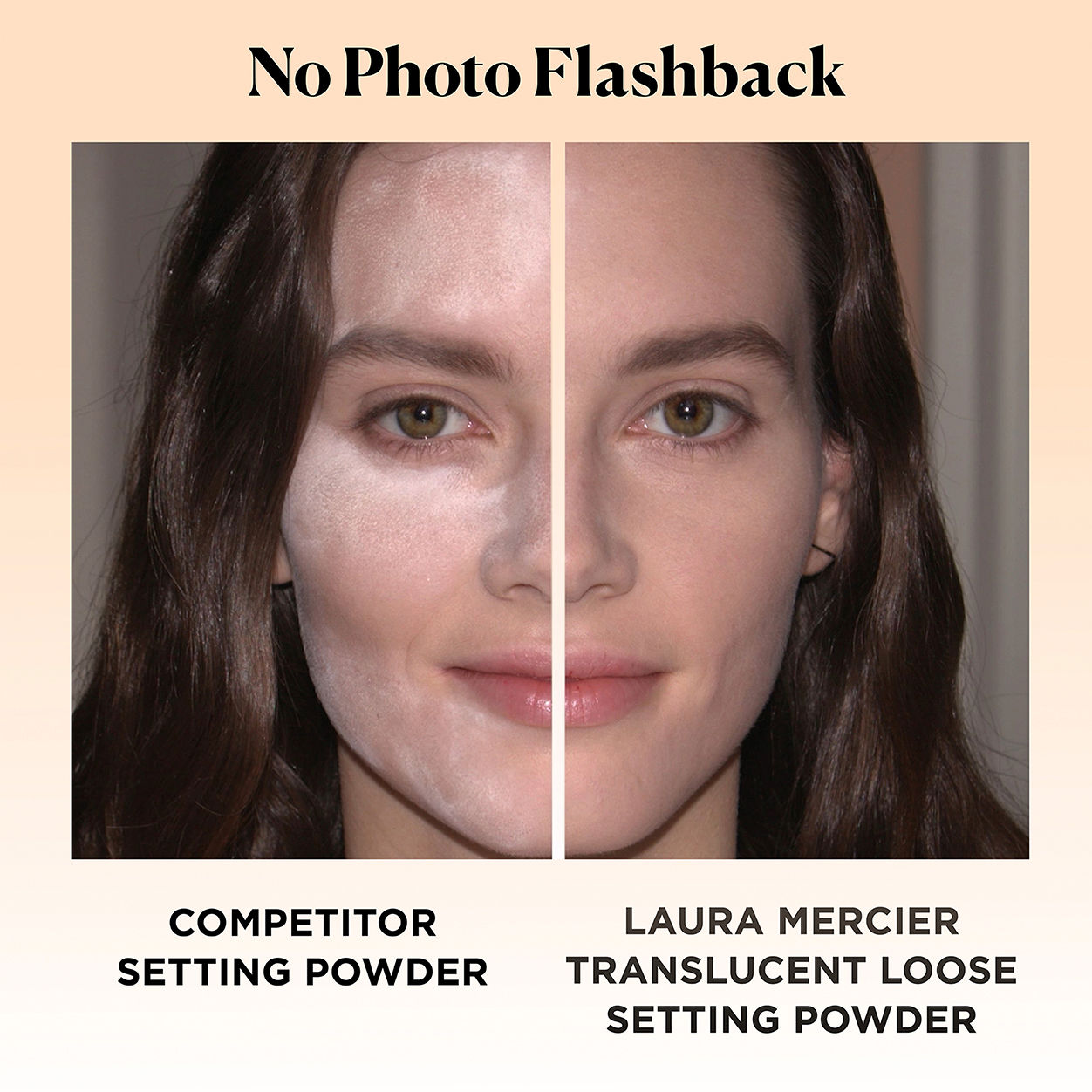 Before and after results of using   variant: Translucent