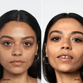 Before and after results of using Clinique Even Better Makeup Broad Spectrum SPF 15 variant: VANILLA