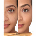 Before and after results of using Nars Natural Radiant Longwear Foundation variant: Valencia M5