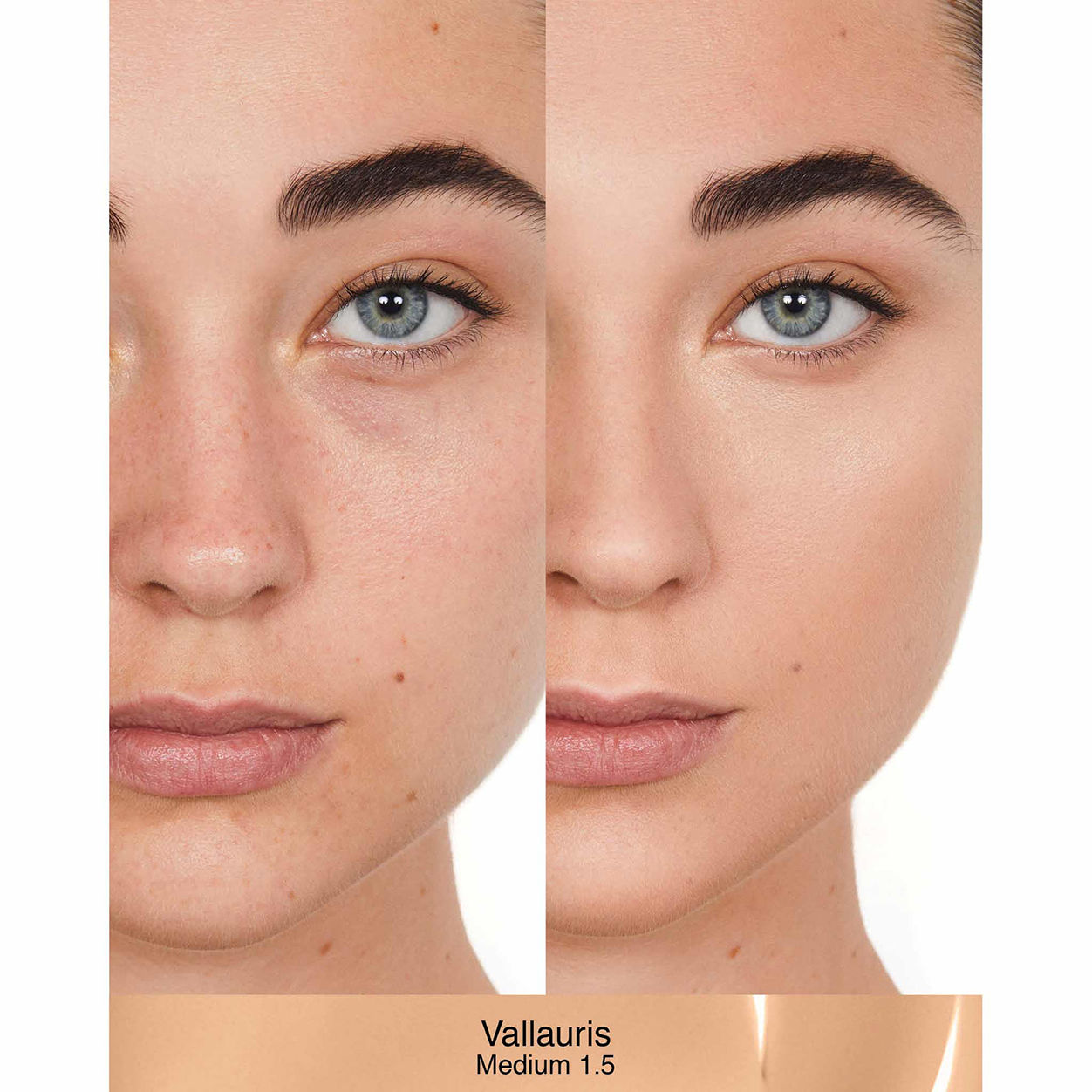 Before and after results of using   variant: Vallauris M1.5