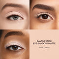 A shade comparison of Laura Mercier Caviar Stick Matte Eye Shadow variant: Vanilla Kiss