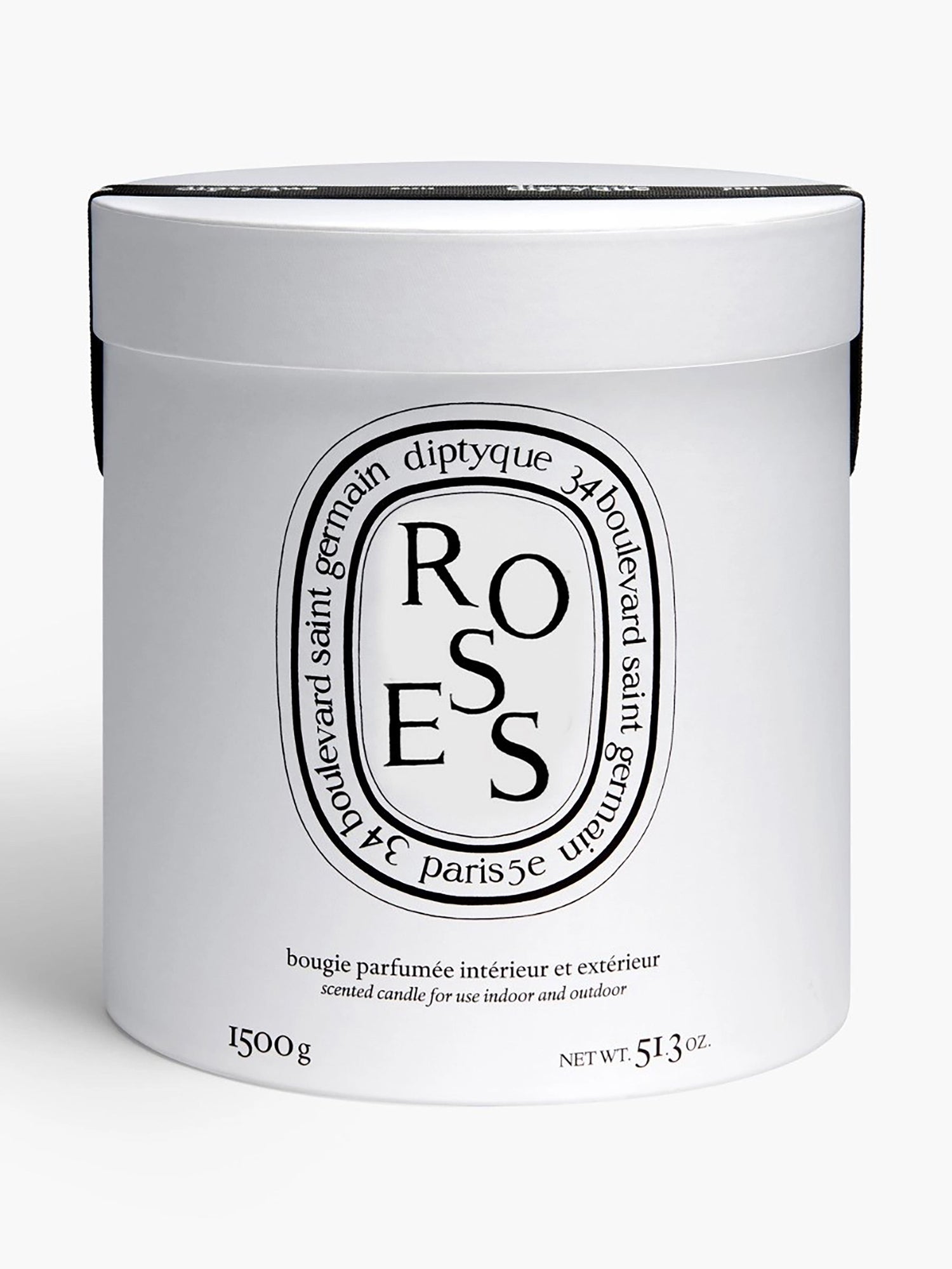 Image of the Diptyque Roses Candle variant: 53 oz (Very Large) box