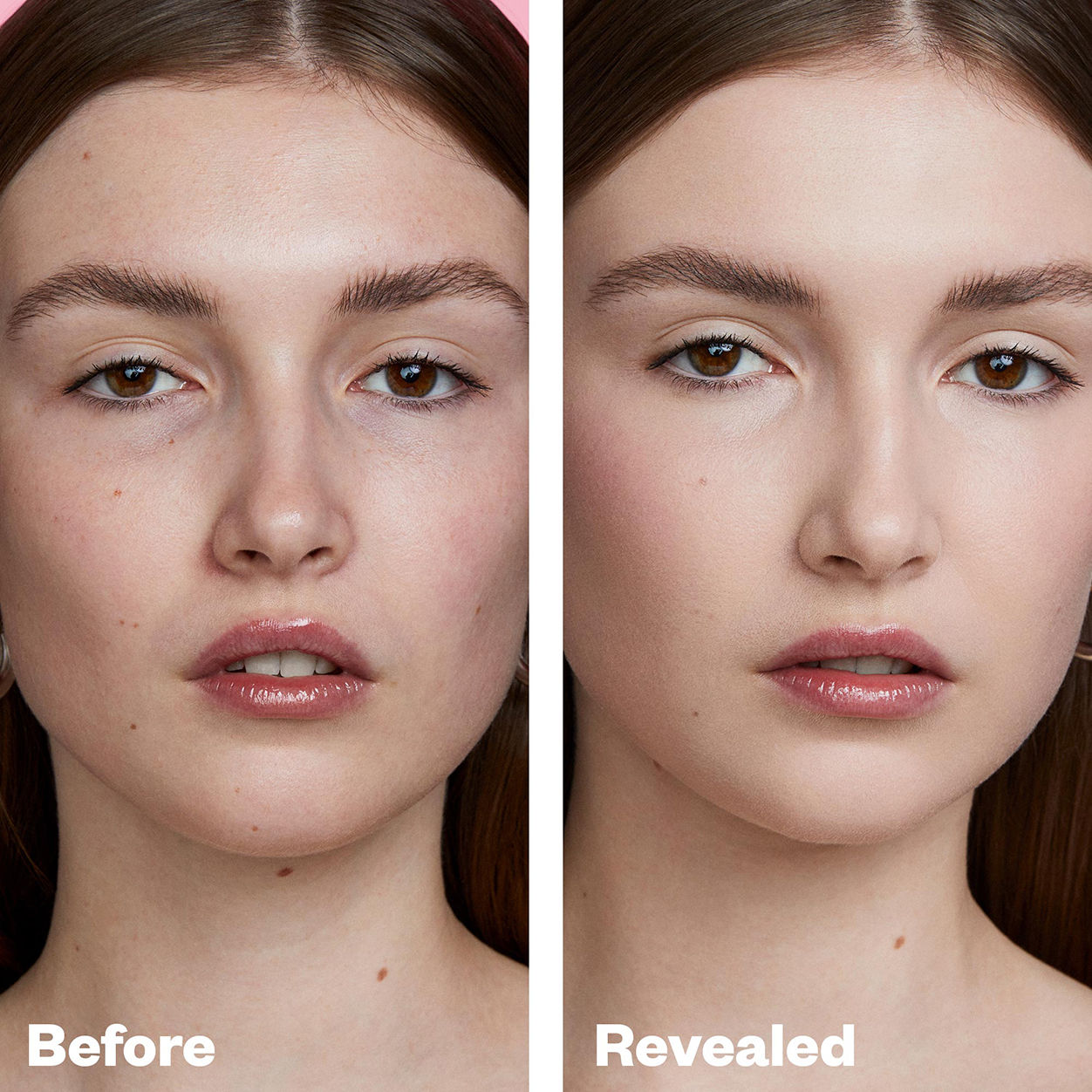 Before and after results of using   variant: Very Light Neutral 110