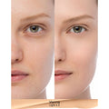 Before and after results of using Nars Natural Radiant Longwear Foundation variant: Vienna L4.5