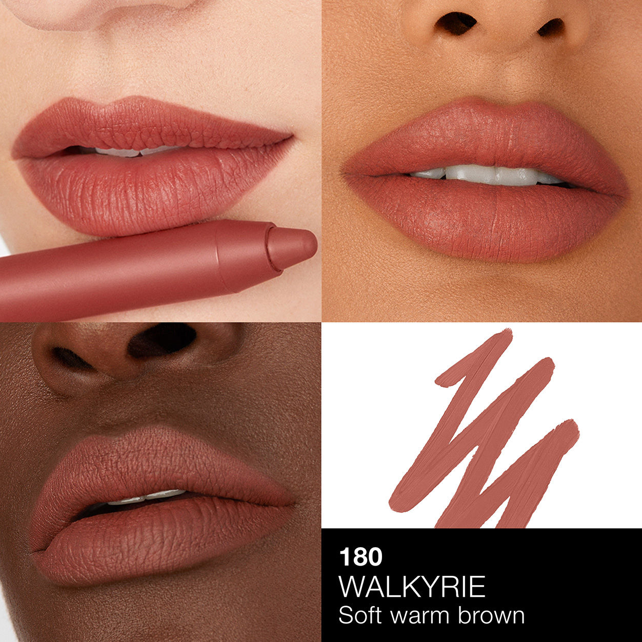 Swatch image of Nars Powermatte High-Intensity Long-Lasting Lip Pencil variant: Walkyrie
