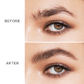 Before and after results of using   variant: Warm Brunette