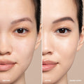 Before and after results of using Bobbi Brown Intensive Skin Serum Concealer variant: Warm Ivory