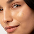 Model image of Chantecaille Just Skin Tinted Moisturizer Sunscreen Broad Spectrum SPF 15 variant: Wheat