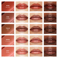A shade comparison of Hourglass Phantom Volumizing Glossy Balm variant: Wish 95