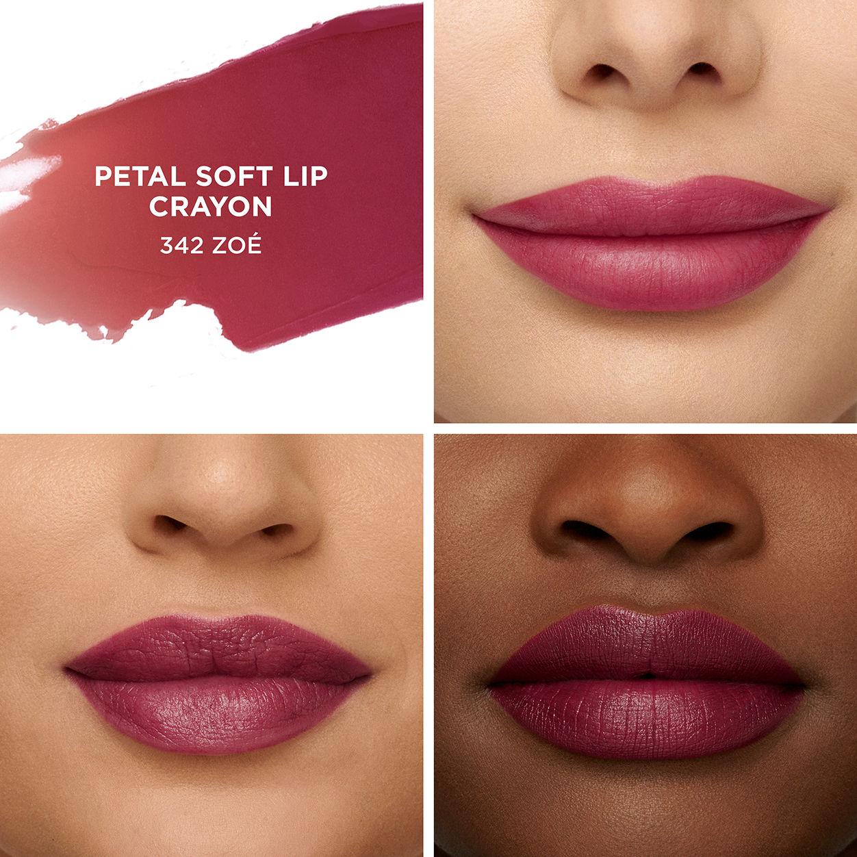 Model image of Laura Mercier Petal Soft Lip variant: Zoé