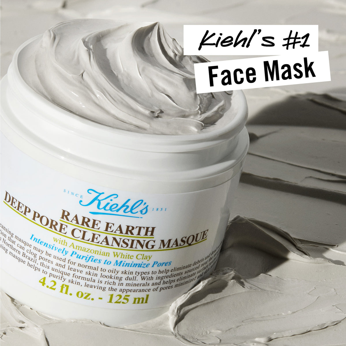 Kiehl's Since 1851 Rare Earth Pore Cleansing Masque .
