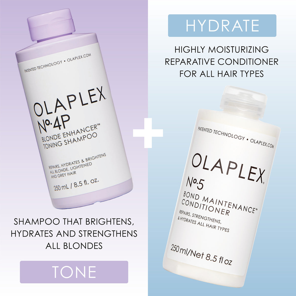 Olaplex No.4P Blonde Enhancer Toning Shampoo .
