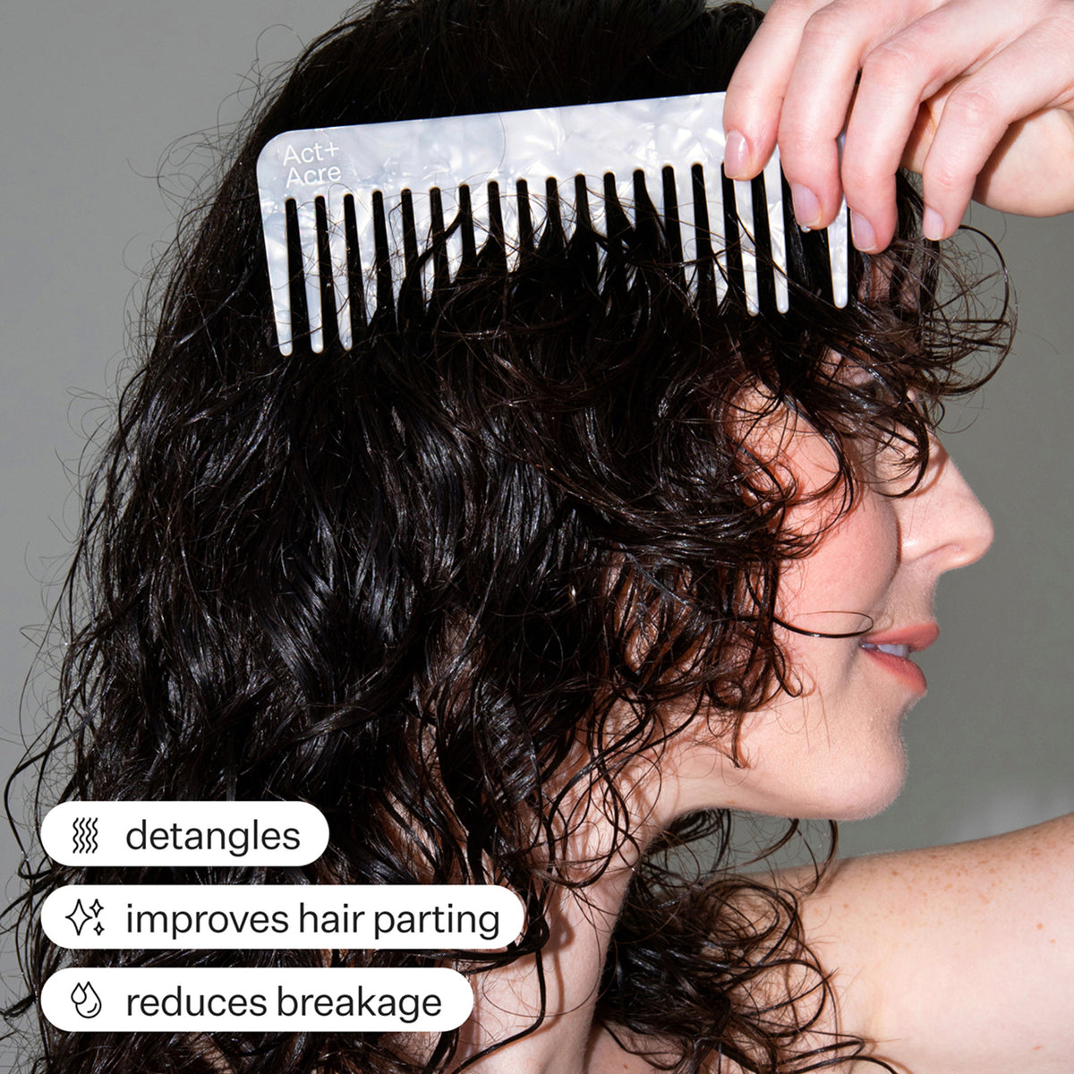 Act+Acre Detangling Hair Comb .