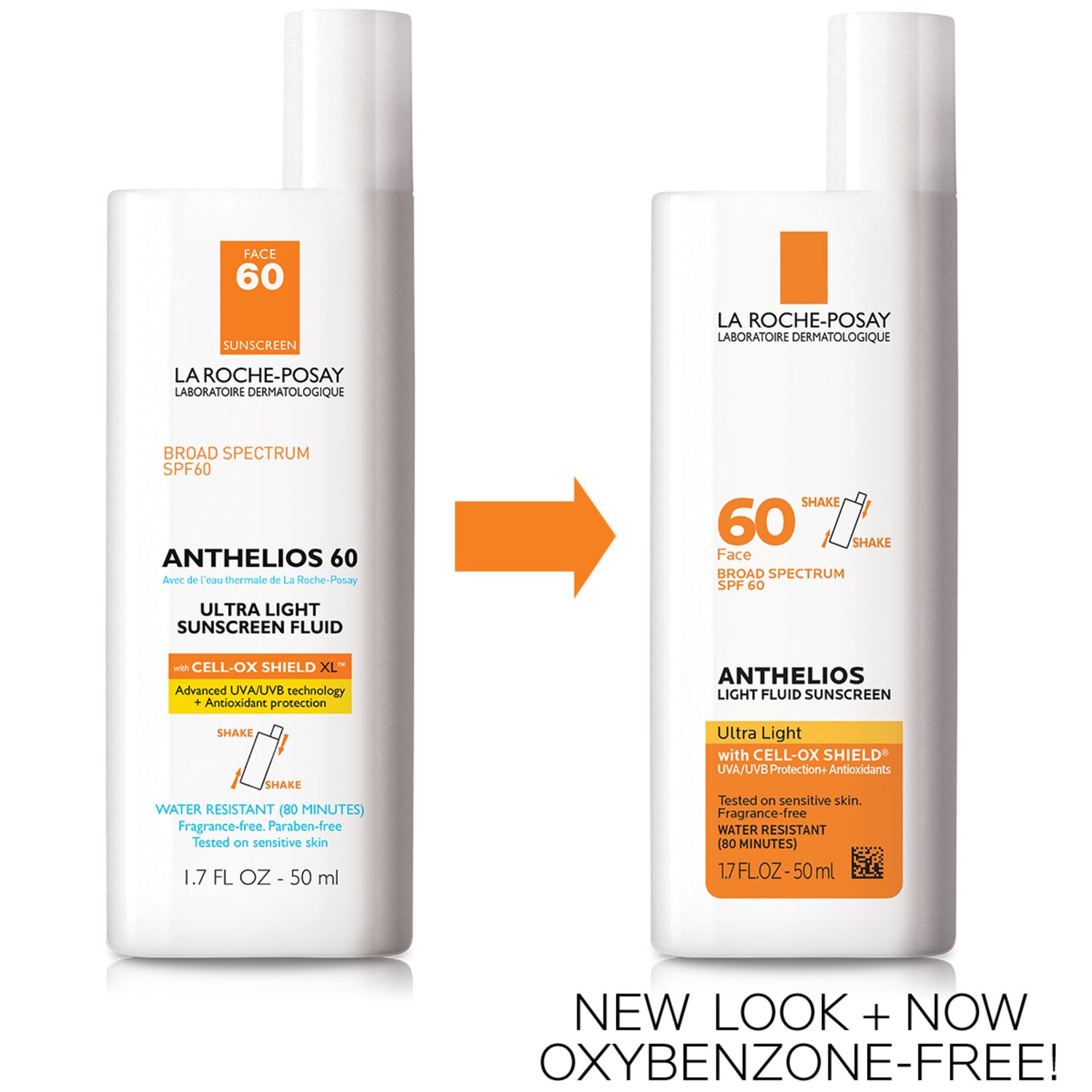 La Roche-Posay Anthelios Ultra-Light Fluid Face Sunscreen SPF 60 .