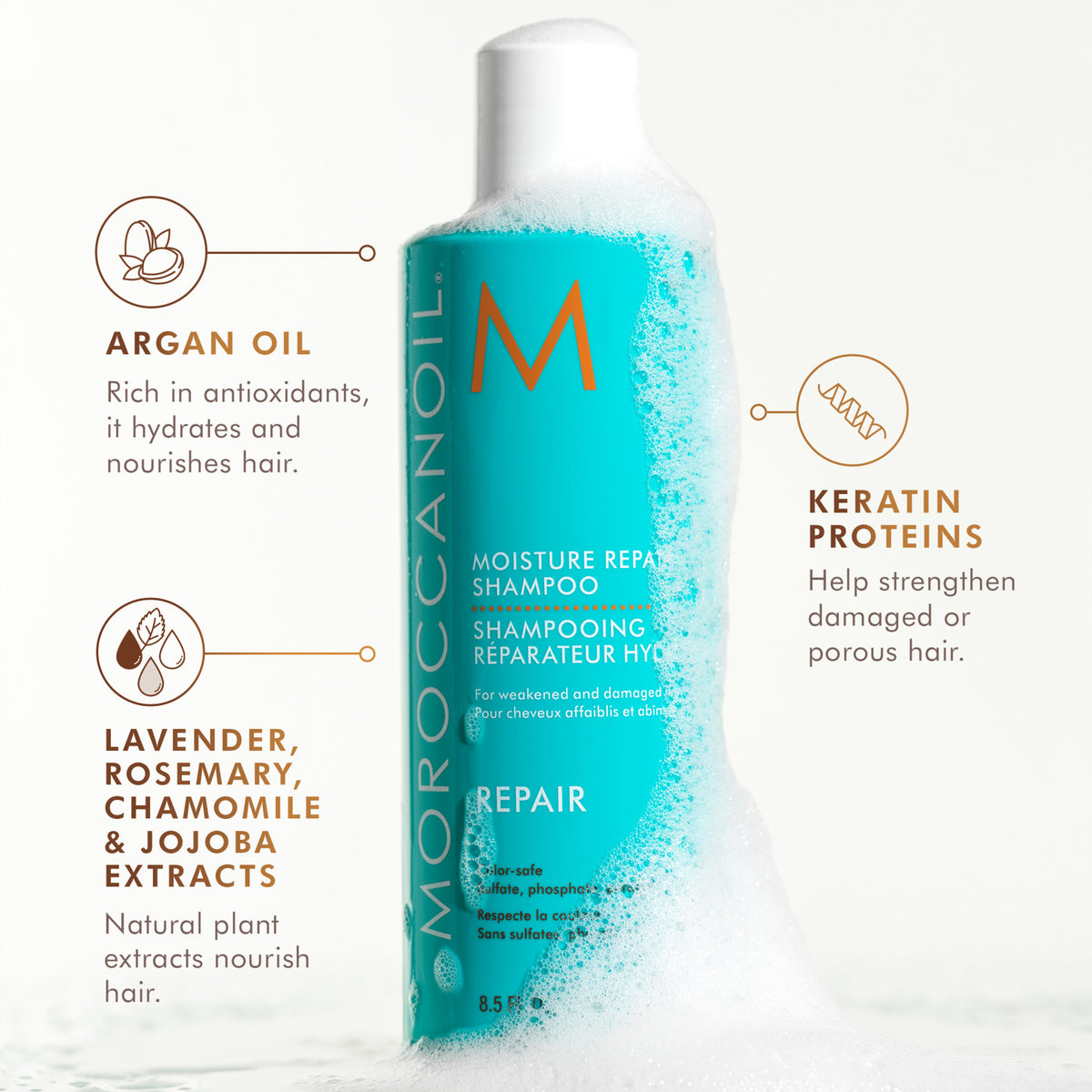 Moroccanoil Moisture Repair Shampoo .